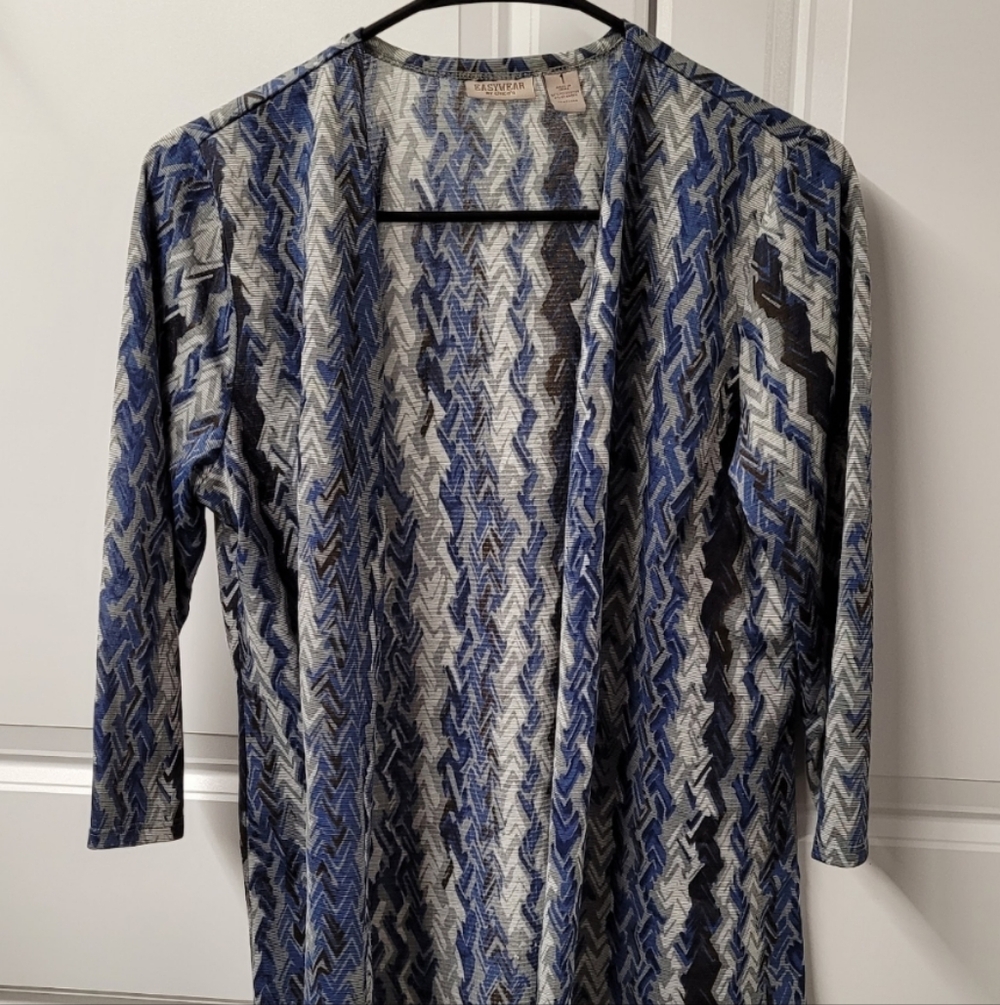 Easywear By Chico's Women's Cardigan Size: 1